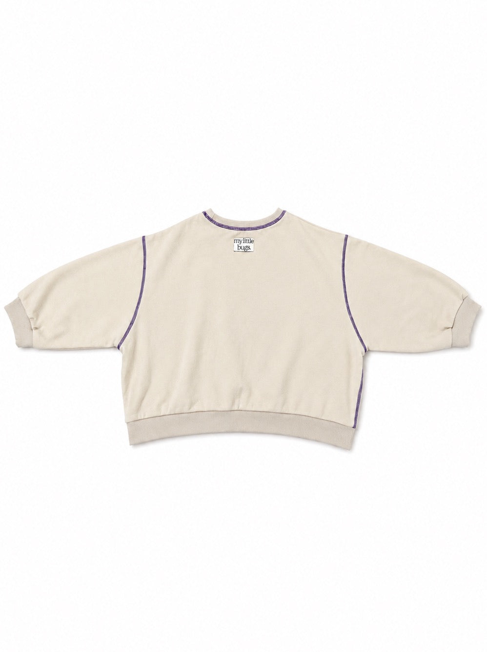 COLOR STITCH SWEAT TOP
