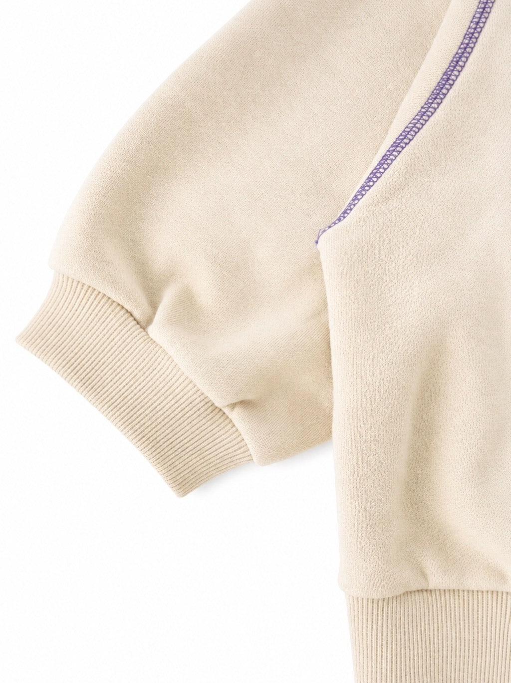 COLOR STITCH SWEAT TOP