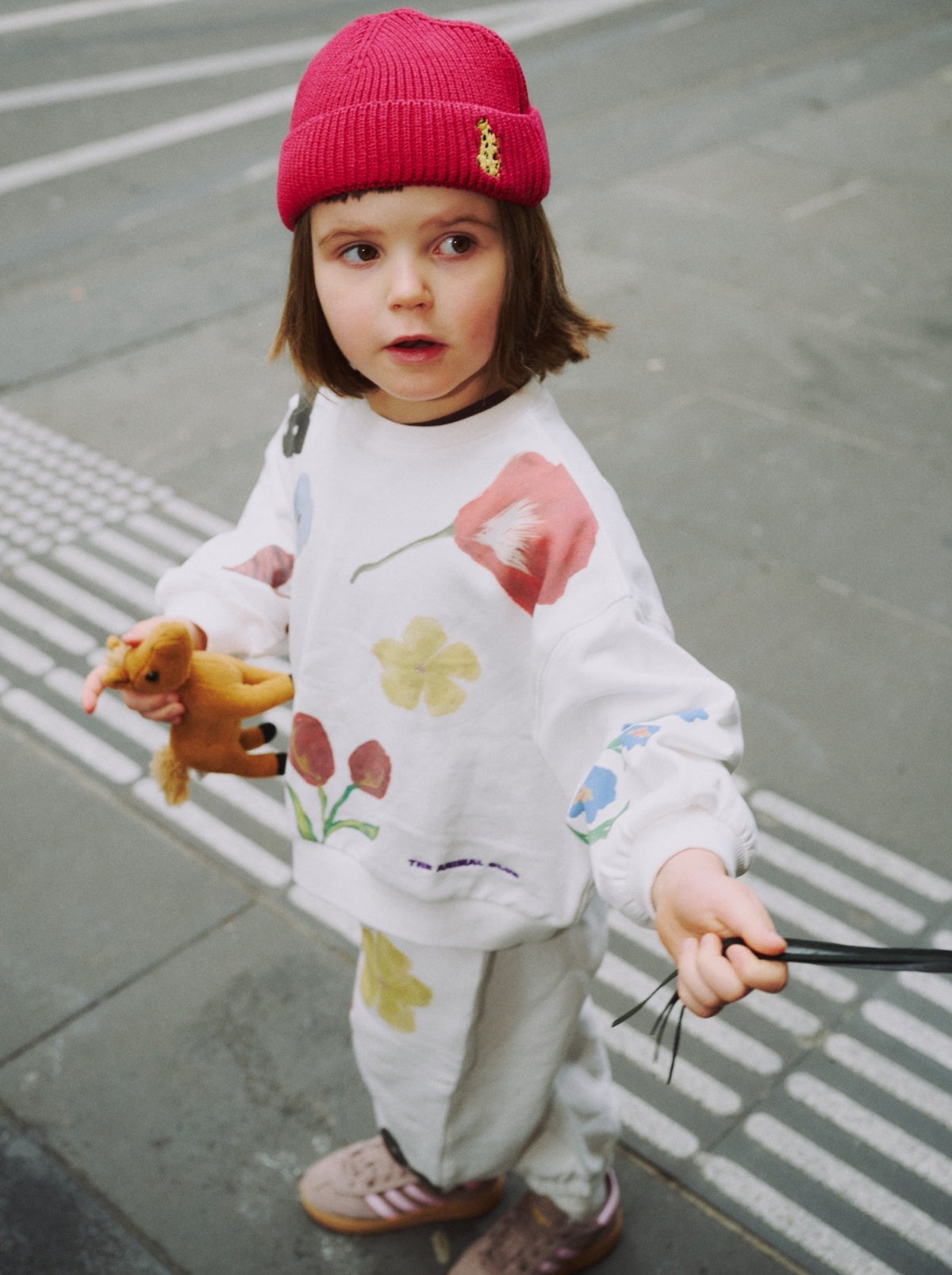 IMAGINARY FLOWERS SWEAT TOP