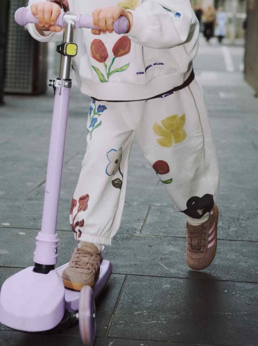 IMAGINARY FLOWERS SWEAT PANTS