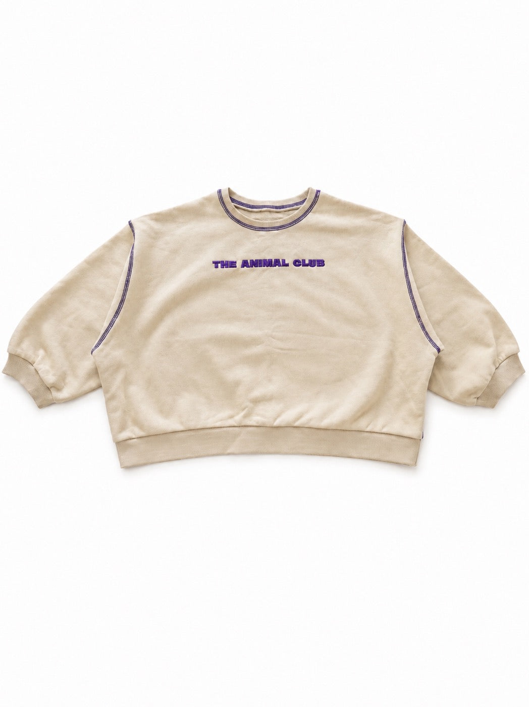 COLOR STITCH SWEAT TOP