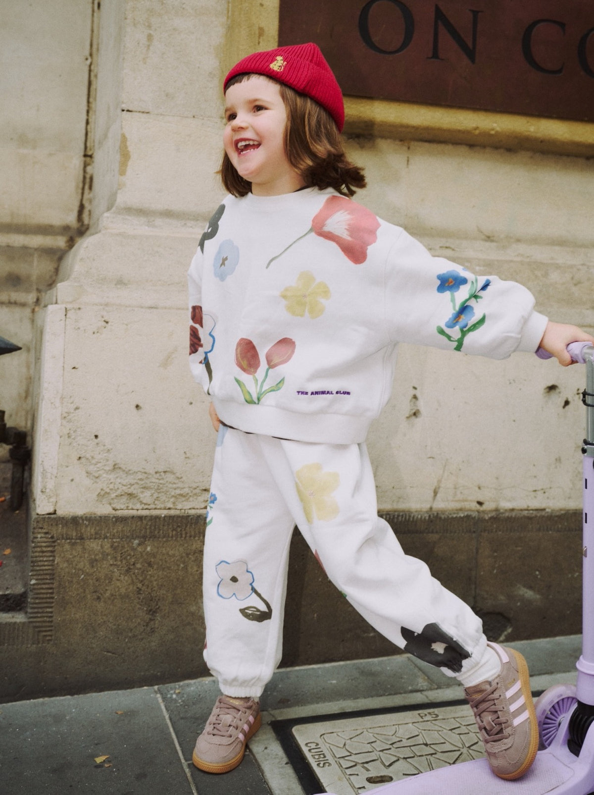 IMAGINARY FLOWERS SWEAT TOP