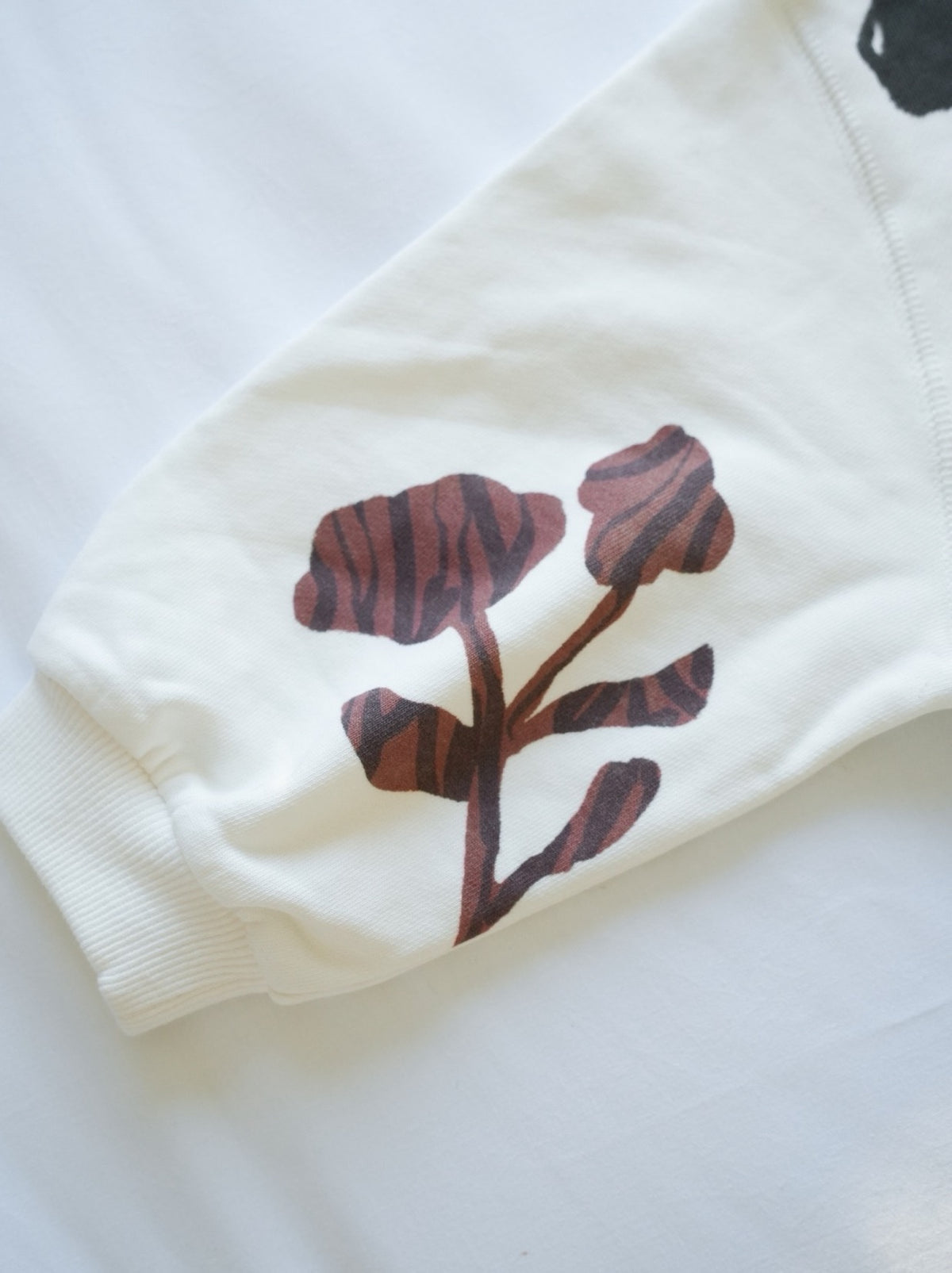 IMAGINARY FLOWERS SWEAT TOP