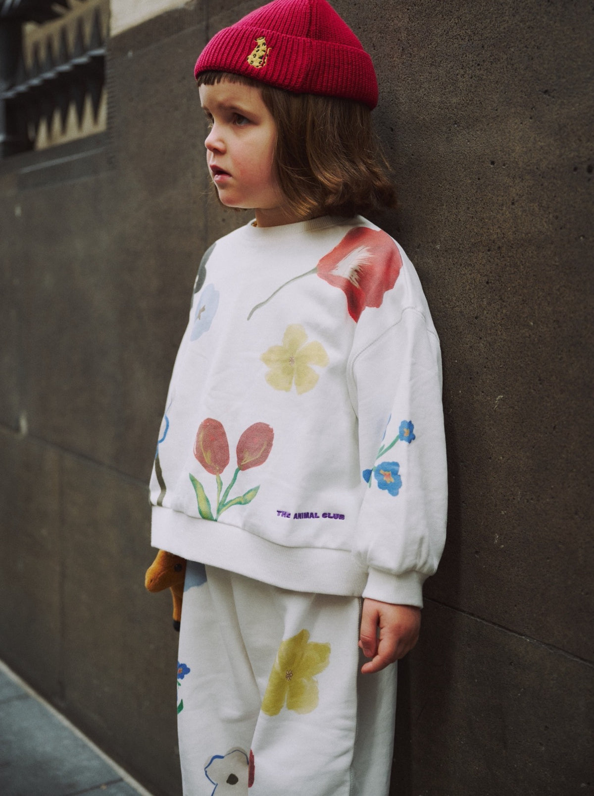 IMAGINARY FLOWERS SWEAT TOP