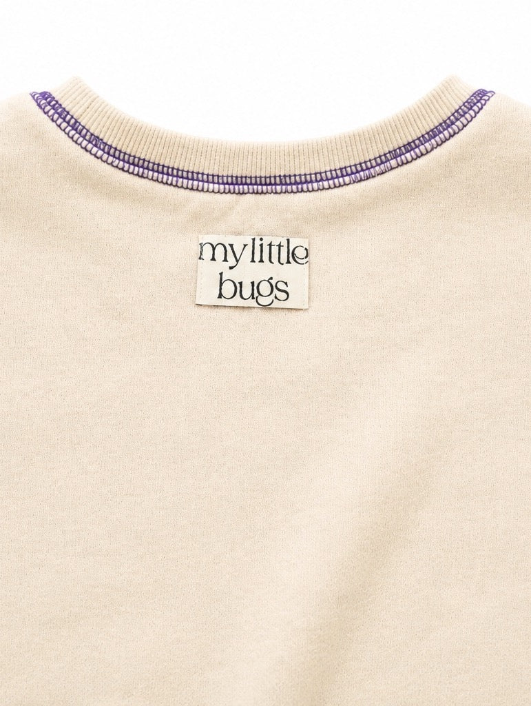 COLOR STITCH SWEAT TOP